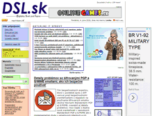 Tablet Screenshot of dsl.sk